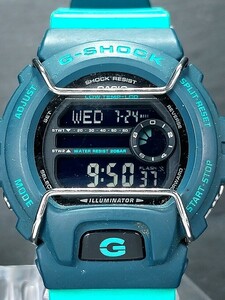 美品 CASIO カシオ G-SHOCK ジーショック G-LIDE ジーリード GLS-6900-2A デジタル 腕時計 ブルー ラバーベルト ステンレス 動作確認済み