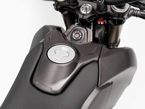 【国内在庫】DUCABIKE ドゥカバイク ドライカーボン タンクカバー 艶なし DUCATI HYPERMOTARD 698 MONO / RVE ハイパーモタード ★