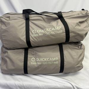 QUICKCAMP　クイックキャンプ　TCワンポールテント　QC-TCT440　ポリコットン　キャンプ