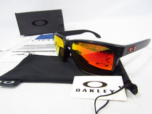 OAKLEY オークリー HOLBROOK PRIZM POLARIZED 9244-4256 プリズムレンズ 箱 保存袋 付き 中古品 ◆140300