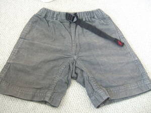 ★ 即決 ★ 110 キッズ グラミチ コーデュロイ ショーツ グレー kids gramicci shorts kid