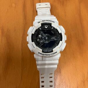 1-130 CASIO カシオ G-SHOCK GA-110GW ホワイト×ブラック 5146 デジアナ 腕時計 メンズ 