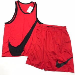 NIKE Dri-FIT ジャージ/バスケットボール 赤 レッド トップス/DH7133-657 718830-857上下セットL