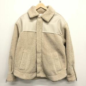 【SUPERTHANKS】スーパーサンクス★ボアジャケット BOA BIC SHIRT BLOUSON ボアビッグシャツブルゾン ボアフリース ST204JK002A サイズM 08