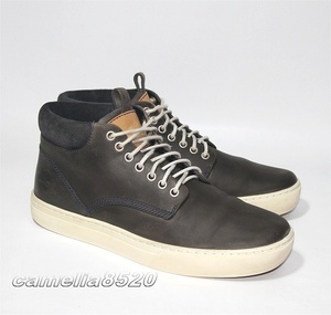 Timberland ティンバーランド チャッカブーツ 5917R ネイビー レザー 9.5 M 約27.5cm 中古 美品 Earthkeepers Adventure Cupsole Chukka