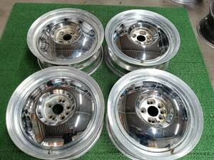 ★希少品★ WORK レッドスレッド 17×7J +40 4H/5H-100 4本セット BB コンパクトカー カスタム 