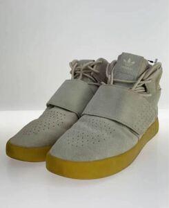 adidas アディダス★ レザー スニーカー★ TUBULAR INVADER STRAP/ハイカットスニーカ★カーキー・ベージュ