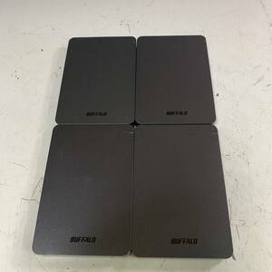 BUFFALO 外付けHDD HD-PGF1.0U3-BKA 4点まとめ売り