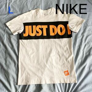 NIKE JUST DO IT Tシャツ ナイキ USサイズ L ストリート スケボー ダンス ヒップホップ 