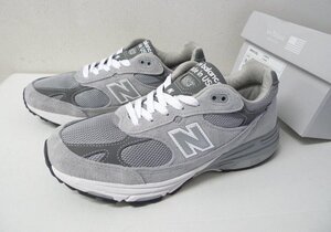 ◆new balance ニューバランス 極美品 箱付き MR993GL 993 スニーカー グレー サイズ8D 26cm ライトグレー