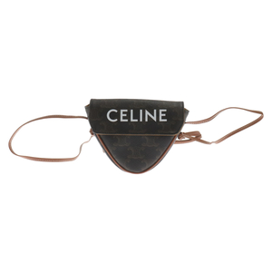 CELINE セリーヌ トリオンフ トライアングル ショルダーバッグ ブラック S-CU-3292