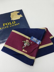  POLO RALPH LAUREN 綿100 ハンカチ