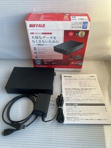 ◆BUFFALO バッファロー パソコン&テレビ録画用 4K対応 外付けハードディスク HD-LE1U3-BB 1.0TB◆