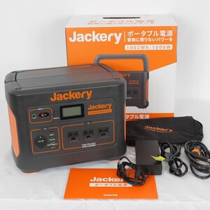 【美品】Jackery 1000 PTB101 大容量 ポータブル電源 278400mAh/1002Wh 蓄電池 非常用電源 ジャクリ 本体