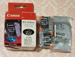 Canon　キャノン純正インク　純正インク　キャノン　セット　まとめて　BCI-10　インクカートリッジ　ブラック