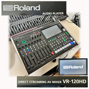 超美品 Roland DIRECT STREAMING AVミキサー VR-120HD 