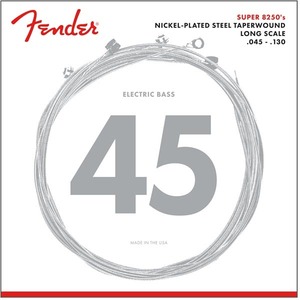 Fender 8250 Bass Strings, Nickel Plated Steel Taper Wound, Long Scale, 8250-5M .045-.130 5弦ベース〈フェンダー〉
