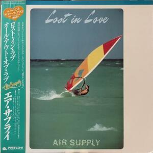 即決！AIR SUPPLY / LOST IN LOVE [LP] 国内帯付き AOR