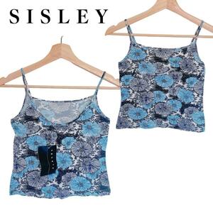 1887新品タグ付 SISLEY シスレー 花柄 キャミソール ストレッチ