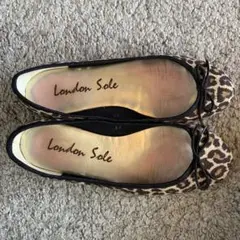 LondonSole レオパードフラットシューズ