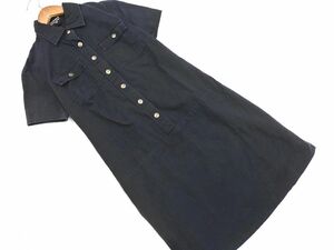 POLOJEANS ポロジーンズ ラルフローレン シャツ ワンピース sizeS/黒 ■◆ ☆ eeb7 レディース