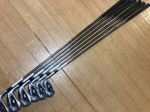 ・スピード発送 未使用 Callaway(キャロウェイ) APEX アイアンセット N.S.PRO Zelos8 スチールシャフト FLEX-S ＃5-9、PW