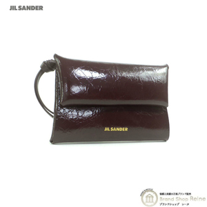 ジルサンダー （JIL SANDER） FOLDED COIN PURSE W ロゴ コインパース コインケース 小銭入れ J08VL0015 オーバジーン（新品）