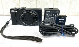 Nikon デジタルカメラ COOLPIX クールピクス S8200 ノーブルブラック 簡単操作確認済 電池 充電器付属 fah 10A678