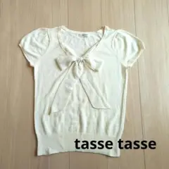 tasse tasse　半袖カットソー　レディース　リボン