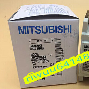 【保証付き】【送料無料】★新品！　MITSUBISHI/三菱 　NV30-FA 3P 15A 漏電ブレーカ