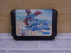 △C/149●セガ SEGA☆スーパーリーグ SUPER LEAGUE☆メガドライブ(MD)用カセット☆中古品