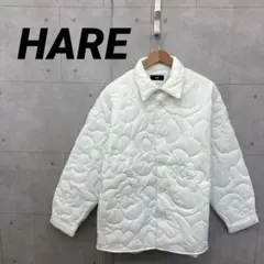 HARE ハレ キルティングブルゾン ホワイト フリーサイズ