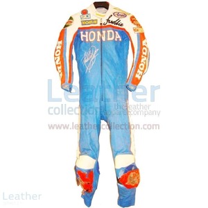 海外 送料込み 　高品質　 フレディ・スペンサー HONDA GP 1983 レーシングレザースーツ　MOTOGP サイズ各種　レプリカ