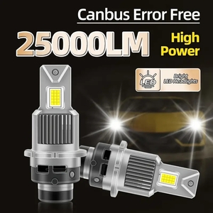 新品未使用◇LSLIGHT D2S 冷却ファン付 高輝度LEDヘッドライトバルブ 6000K ホワイト 140W 25000lm 12V◇2本セット