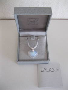 LALIQUE ラリック ハート形 ネックレス ペンダント 