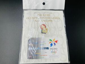 長野オリンピック　１９９８年　テレホンカード　50度　ピンバッジ　セット