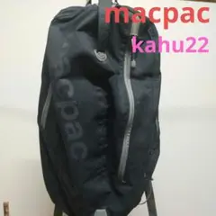 マックパック  macpac kahu22  黒リュック 小型デイパック