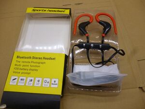 Sports Headset　BluetoothV4.1　未使用　カデ790　　　送料無料 管ta　　24AUG