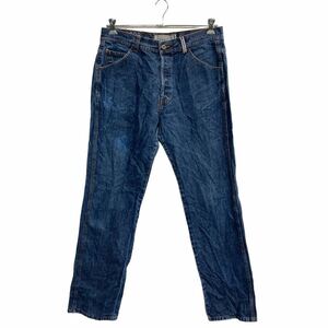 RICA JEANS デニムパンツ W36 ボタンフライ ビッグサイズ インディゴ 古着卸 アメリカ仕入 2305-1611