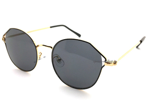 GAP METAL FRAME SUNGLASS GOLD・BLACK × SMOKE/メタルフレームサングラスuv紫外線カットレンズメンズレディース流行シェイプシウェア眼鏡
