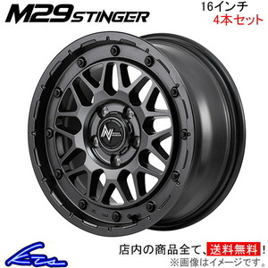 MID ナイトロパワー M29スティンガー 4本 ホイール フォレスター【16×7J 5-114 INSET40 バレルブラック】SK系 NITRO POWER M29 STINGER