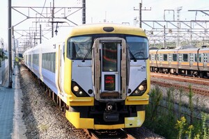 ★[1-5872]鉄道写真:JR E257系500番台(わかしお)★Lサイズ