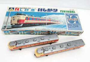 現状品 アオシマ 特急シリーズ L特急 いしかり クハ485 先頭車 プラモデル 鉄道模型 ※組み立て済み難有