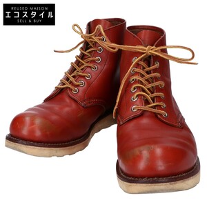 1円 Red Wing レッドウィング 8166 6-inch Classic Round6インチ クラシックラウンド シューズ 27 ブラウン メンズ