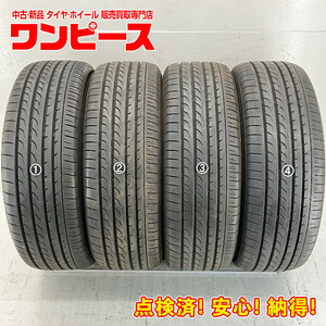 中古タイヤ 4本セット 205/60R16 92H ヨコハマ BLUEARTH RV-02 夏 サマー 205/60/16 ノア/ステップワゴン b6851