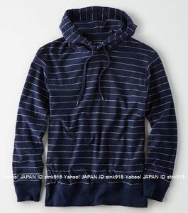 〓SALE!! アメリカンイーグル/US L/AE ストライプフーディー/Navy