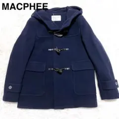 【美品】MACPHEE トゥモローランド　ダッフルコート　ネイビー