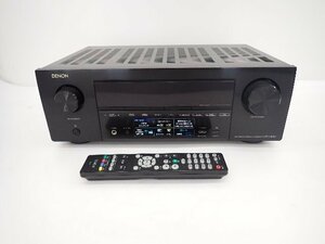 DENON デノン デンオン 7chAVサラウンドレシーバー/AVアンプ AVR-X1500H Bluetooth対応 2018年製 リモコン付き ∽ 6ED97-3