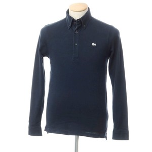 【中古】ラコステ LACOSTE 鹿の子コットン 長袖ポロシャツ 【サイズ2】