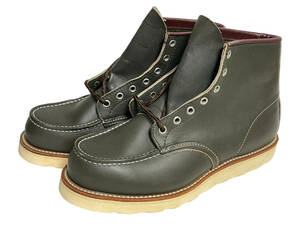 未使用品 8.5E 四角犬タグ RED WING レッドウイング 8180 IRISH SETTER アイリッシュセッター グリーン 緑 カンガタン デッドストック